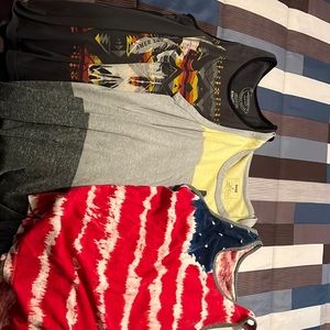 3 mens American Eagle tank tops size S